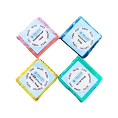 Handmade Organic Soaps - Pack of 4 Types